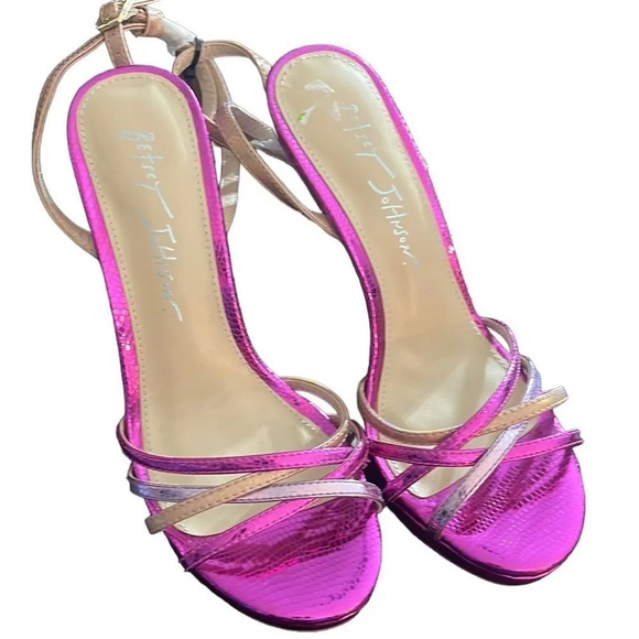 NEW Betsey Johnson Women's Sb-adde Heeled Sandal - size 5.5 - Picture 1 of 8